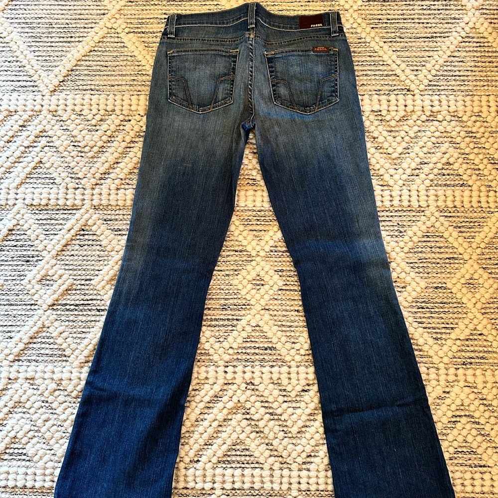 FOSSIL LOW RISE JEANS SIZE 28 - Picture 6 of 10